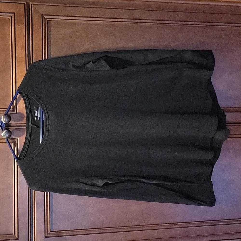 Tek Gear DryTek Black Long Sleeve Shirt Sz Large Athletic Shirt Great Deal Read